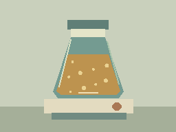 Amber Laboratory — animated pixel art loop generated in Phluxel