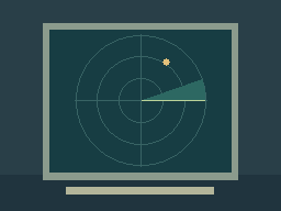 Harbor Radar — animated pixel art loop generated in Phluxel