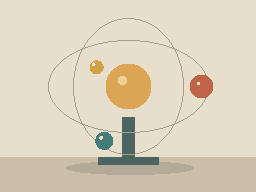 Orbital Atelier — animated pixel art loop generated in Phluxel