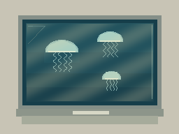 Tidal Museum — animated pixel art loop generated in Phluxel