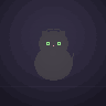 Blinking Cat — animated pixel art loop generated in Phluxel