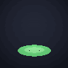Bouncy Slime — animated pixel art loop generated in Phluxel