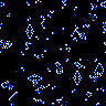 Brian's Brain — animated pixel art loop generated in Phluxel