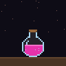 Bubbling Potion — animated pixel art loop generated in Phluxel