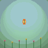 Butterfly — animated pixel art loop generated in Phluxel