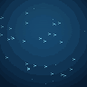 Fish School — animated pixel art loop generated in Phluxel