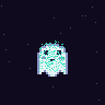 Ghost Wisps — animated pixel art loop generated in Phluxel
