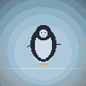 Penguin — animated pixel art loop generated in Phluxel