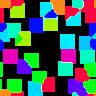 Stained Glass — animated pixel art loop generated in Phluxel