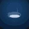 Whale Song — animated pixel art loop generated in Phluxel